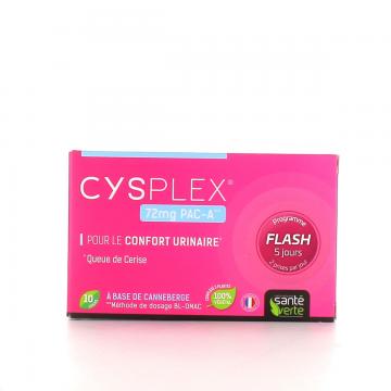 SANTE VERTE - CYSPLEX - Confort urinaire 10 sticks